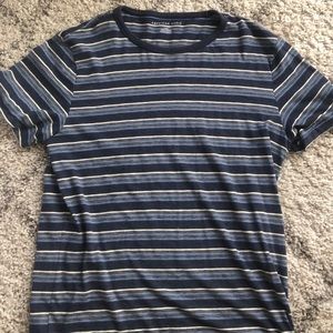American eagle blue stripped shirt.